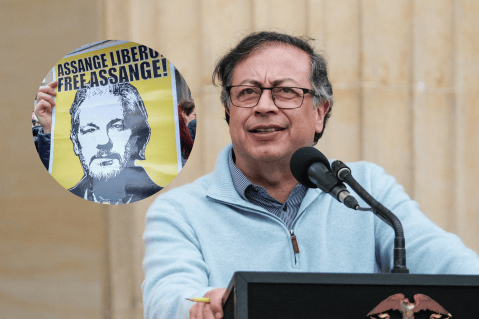 Petro felicitó a Assange por el acuerdo para su liberación y lo invitó a Colombia