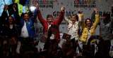Así celebró Santos los resultados electorales