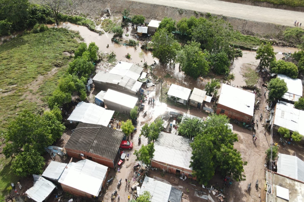 Inundaciones en Bosconia, Cesar.