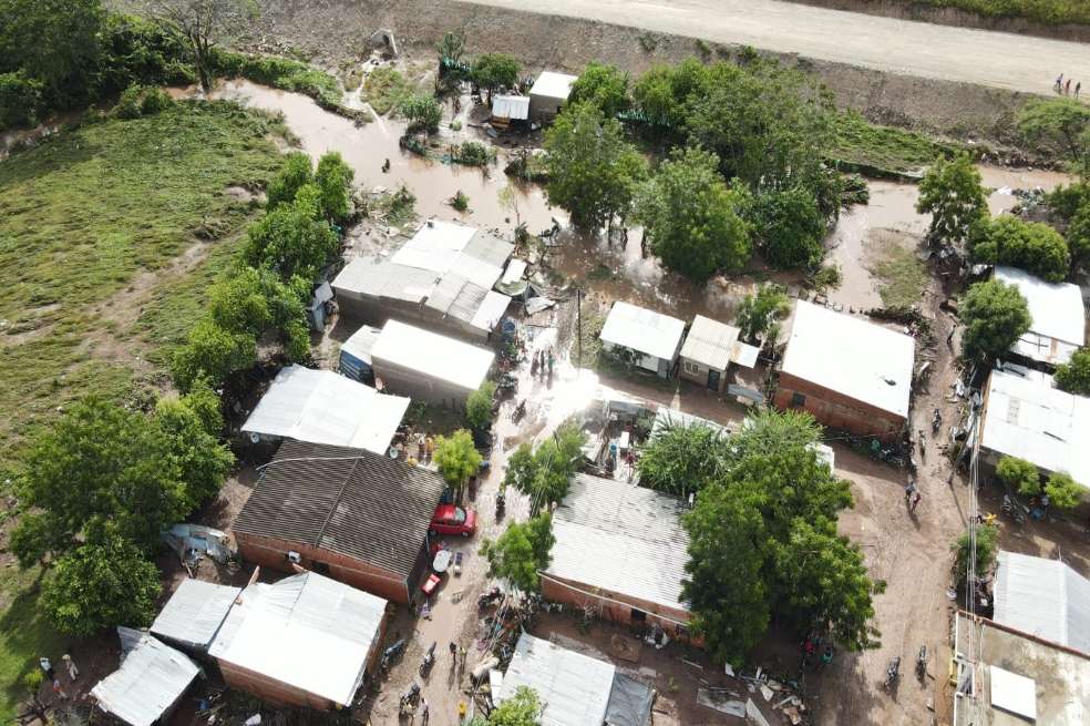 Inundaciones en Bosconia, Cesar.