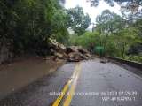Por fuertes lluvias se presenta derrumbe en la Nariz del Diablo, vía Bogotá-Girardot