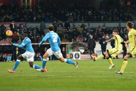 Inter venció al Nápoles y se instaló en semifinales de Copa Italia