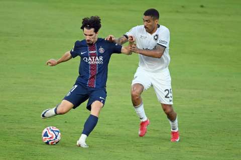 Botafogo tumbó a PSG, el campeón de la Champions: palo en el Mundial de Clubes