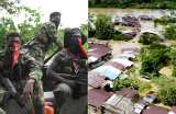 Así se vive el drama de las inundaciones y el violento paro armado de ELN en Chocó