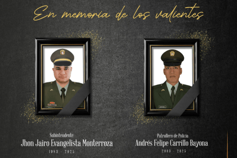 Ataque armado en corregimiento de Cartagena dejó a dos policías y un civil muertos