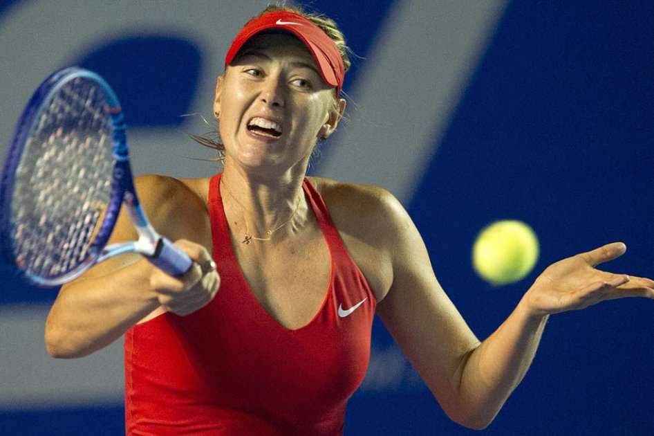 María Sharapova, a semifinales en Acapulco. Foto: AFP