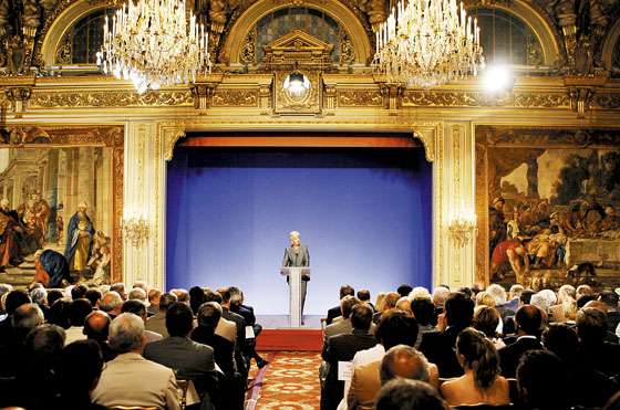 La directora del Fondo Monetario Internacional, Christine Lagarde, cree que un crecimiento de 3,6% para la economía mundial para 2014 es “decente”. / EFE