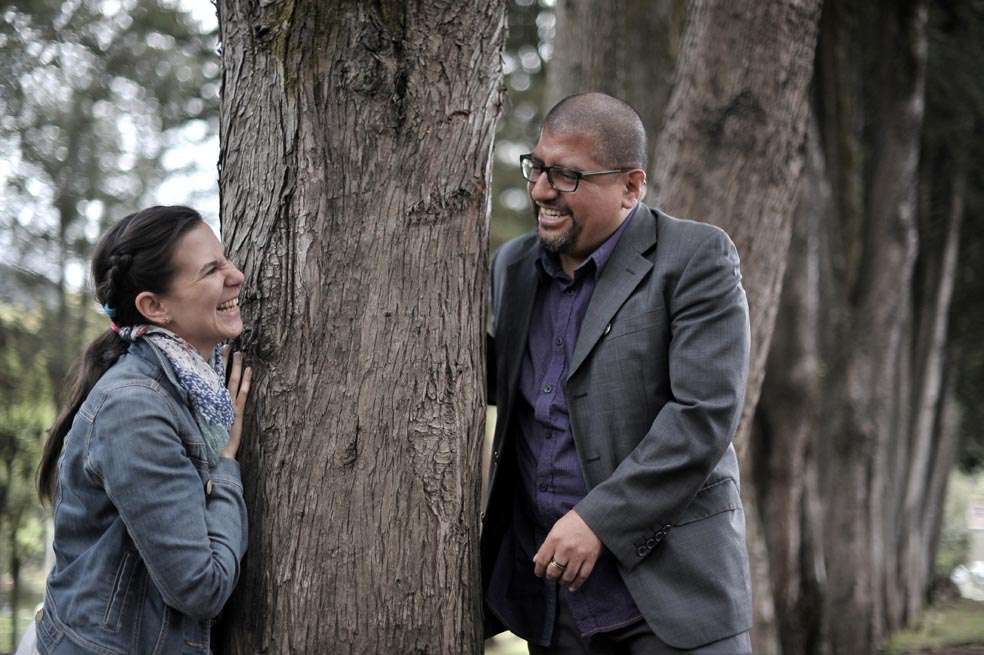 María del Sol Peralta, creadora de libros infantiles, y Óscar Pantoja, autor de novela gráfica, estarán hoy en el Parkway, junto con otros invitados del festival, para celebrar el día de los niños. / El Espectador