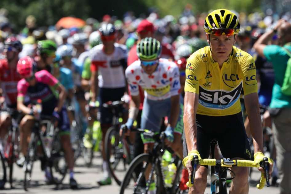 Chris Froome, líder del Tour de Francia. Foto: AFP