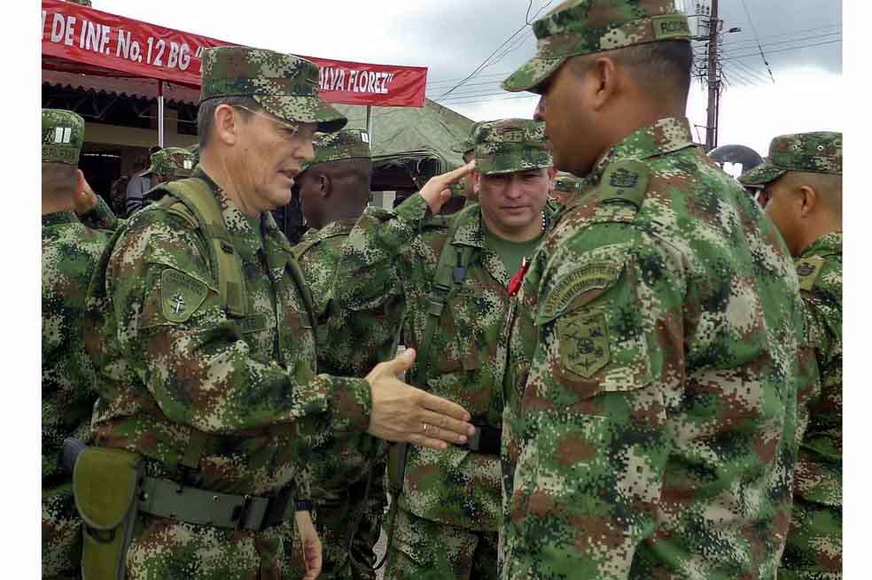 El brigadier general Rubén Darío Alzate, comandante de La Fuerza de Tarea Titan de las FFMM. / Archivo - El Espectador
