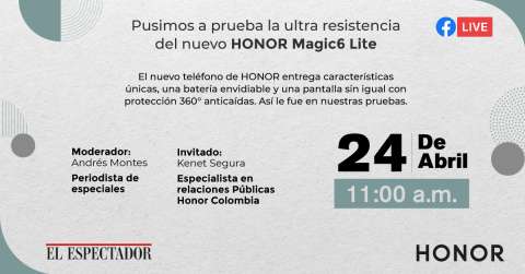 Pusimos a prueba la ultra resistencia del nuevo HONOR Magic6 Lite
