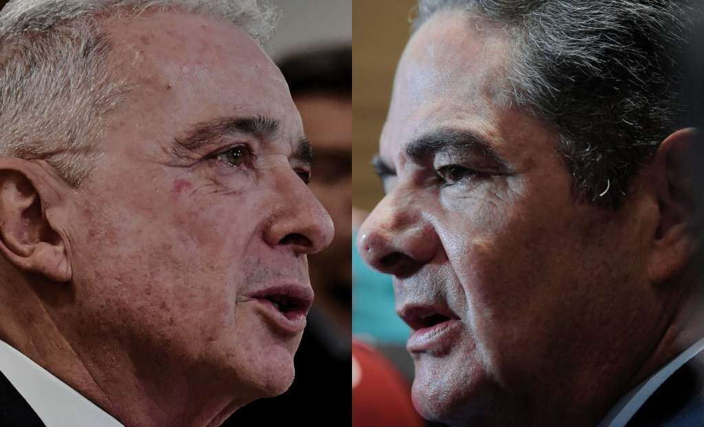 Expresidente Álvaro Uribe y exvicepresidente Germán Vargas Lleras.