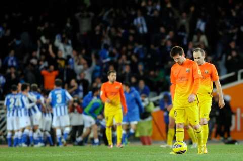 Barcelona perdió el invicto en la Liga de España