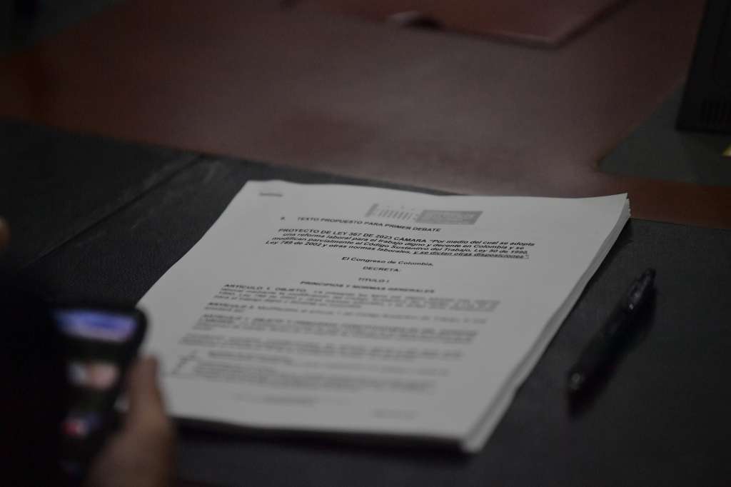 Debate sobre la Reforma Laboral en la Comisión Séptima de la Cámara de Representantes del Congreso
