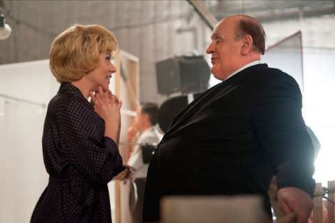 Scarlett Johansson, aterrorizada por Anthony Hopkins en "Hitchcock"