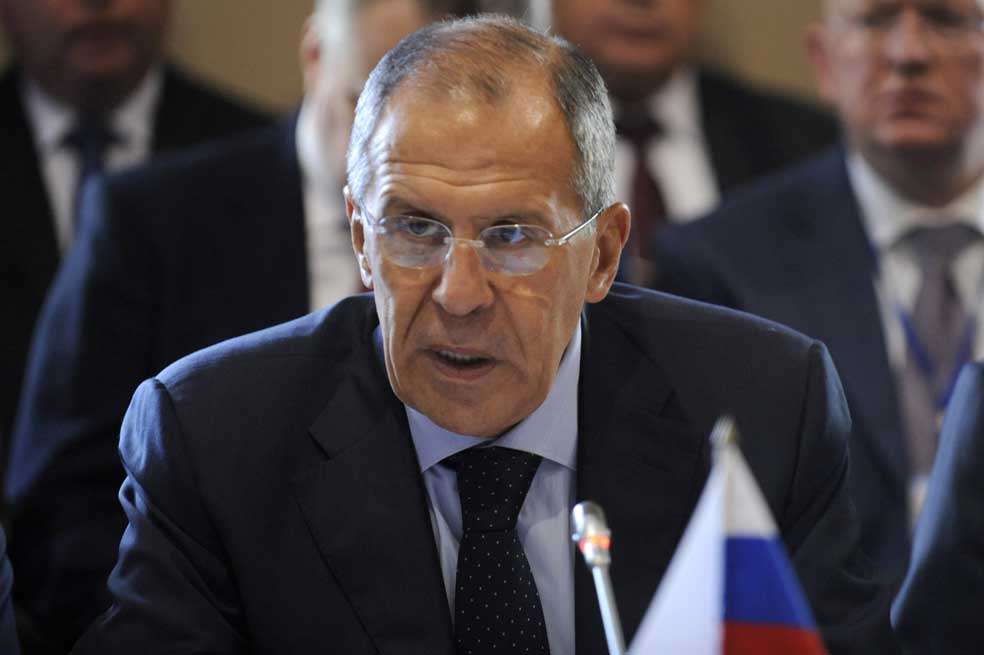 El ministerio de Relaciones Exteriores de Rusia, en cabeza de Serguéi Lavrov, anunció la expulsión de diplomáticos de Alemania, Polonia y Suecia. / AFP