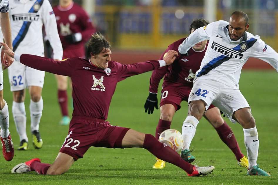 El equipo 'alterno' de Inter de Milán no pudo doblegar al Rubin Kazan en Rusia / EFE