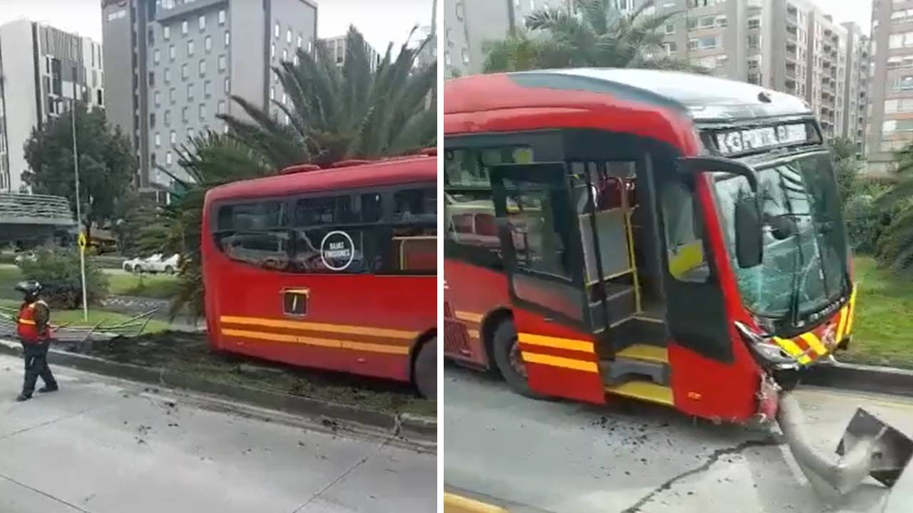 El articulado estuvo en el sitio por más de una hora.