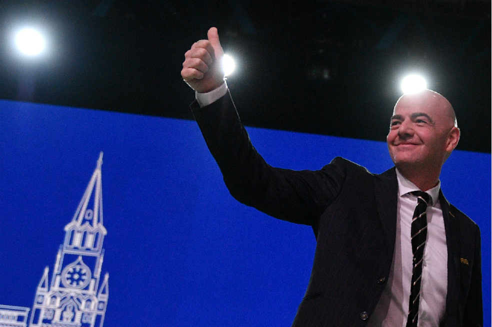 Infantino está a cargo de la FIFA desde el 26 de febrero de 2016. / AFP
