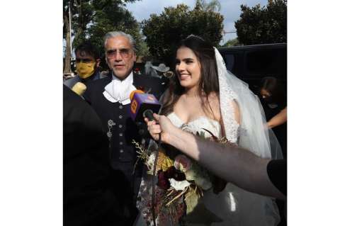 Camila, hija de Alejandro Fernández, se casó al estilo charro