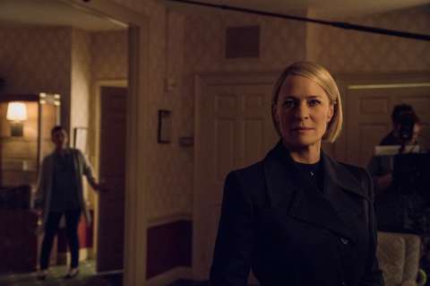 Ante estreno de "House of Cards", Robin Wright se aleja del caso Kevin Spacey
