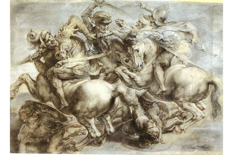 Da Vinci nunca pintó su fresco más buscado, “La batalla de Anghiari”