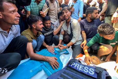 Netanyahu califica como “accidente trágico” el asesinato de cinco periodistas en bombardeo israelí en Gaza