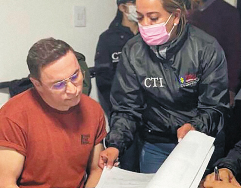 Jhonier Leal fue detenido en enero de este año en el norte de Bogotá. El pasado 30 de abril fue trasladado a la cárcel La Picota, en donde permanece a la espera de la acusación. / Fiscalía