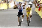 Tour de Francia: Remco Evenepoel se impuso a Tadej Pogacar en la etapa 15