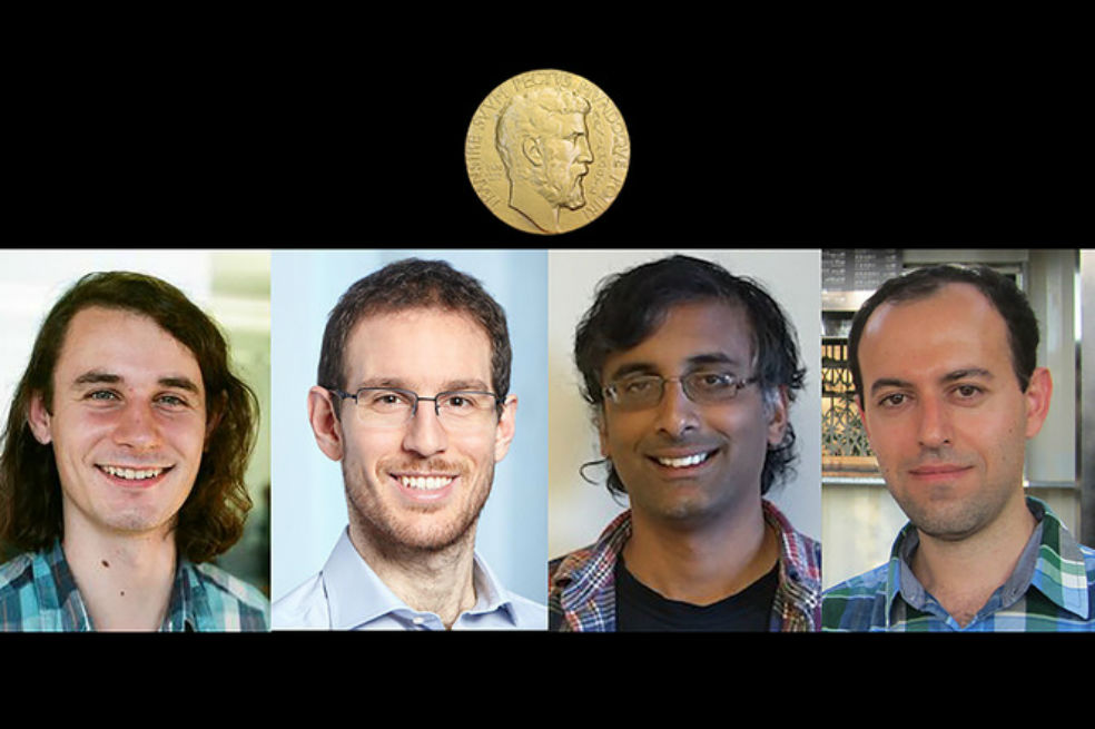 Los jóvenes catedráticos Peter Scholze, Alessio Figalli, Akshay Venkatesh y Caucher Birkar son los ganadores de la Medalla Fields 2018. / George M. Bergman/ETH Zürich/U.Stanford/U.Cambridge