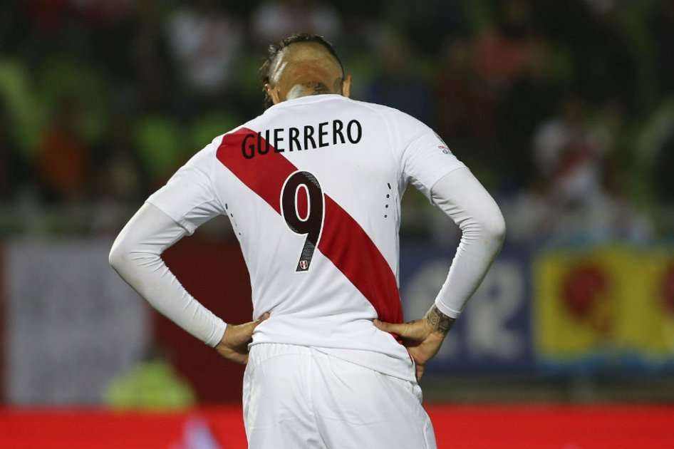 Paolo Guerrero, delantero de la selección peruana. Foto: AFP
