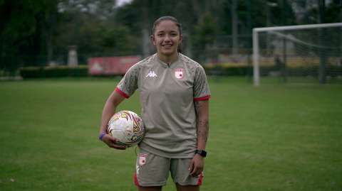 María Camila Reyes, goles e ideas en Santa Fe