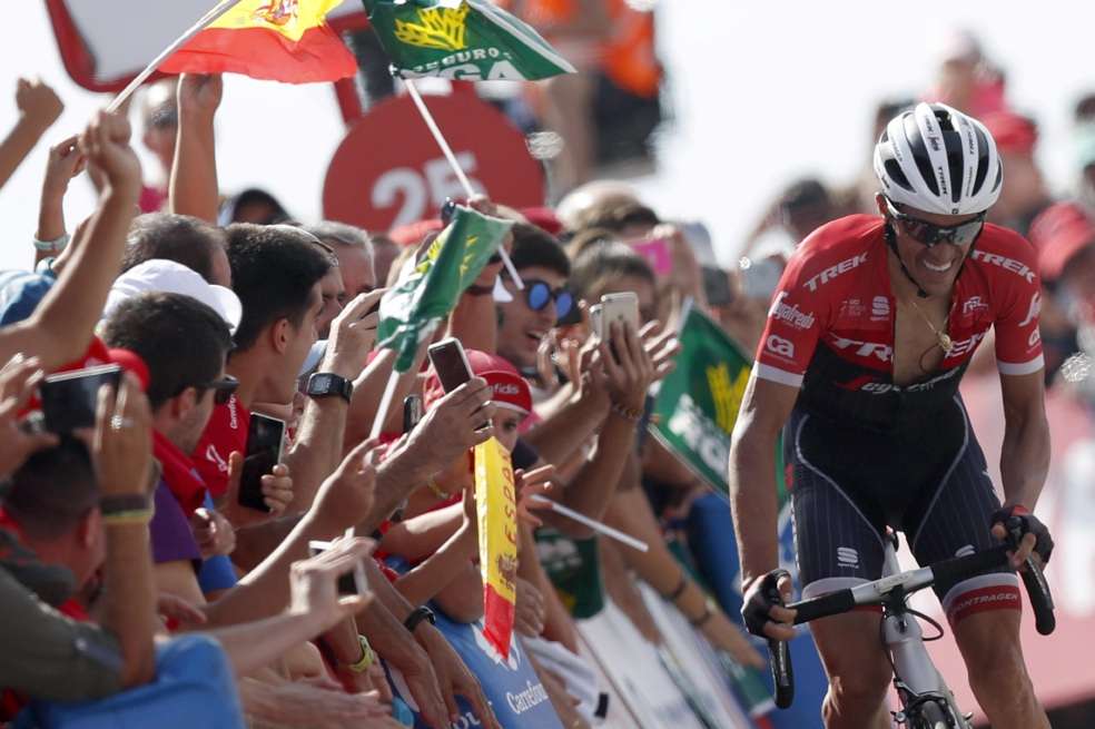 El español Alberto Contador consiguió dos Tours, dos Giros y tres Vueltas a España en su carrera. / EFE