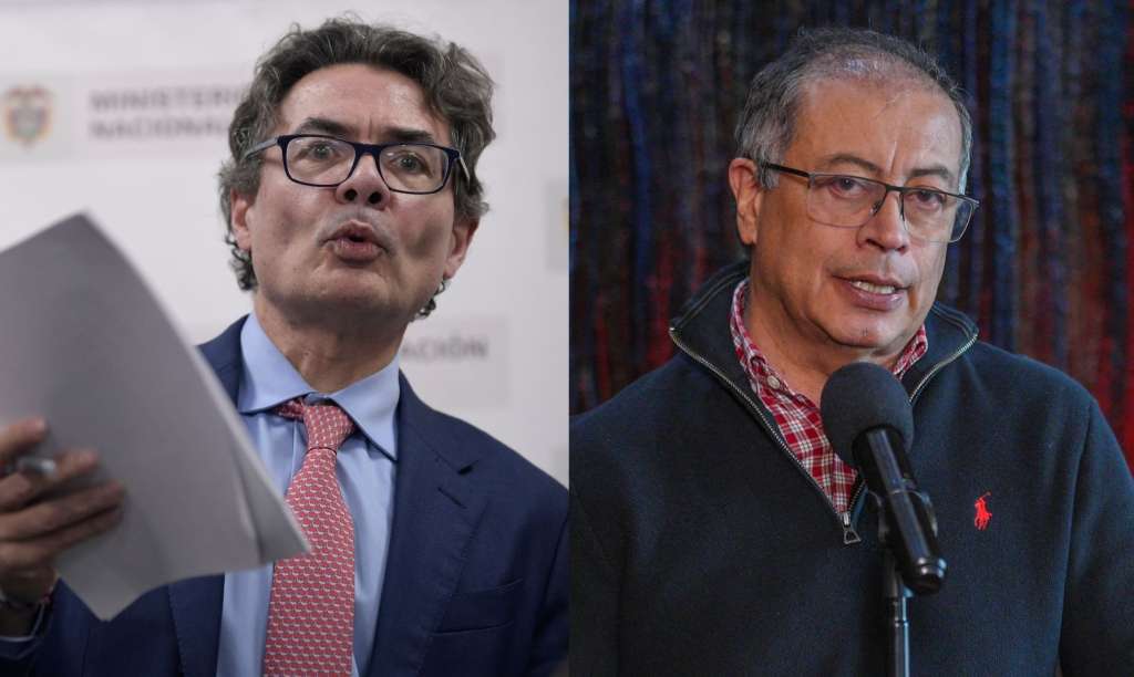 Alejandro Gaviria y presidente Gustavo Petro.