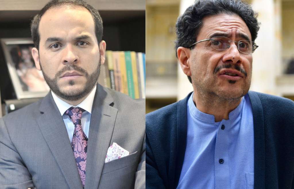 Precandidatos Abelardo de la Espriella e Iván Cepeda.