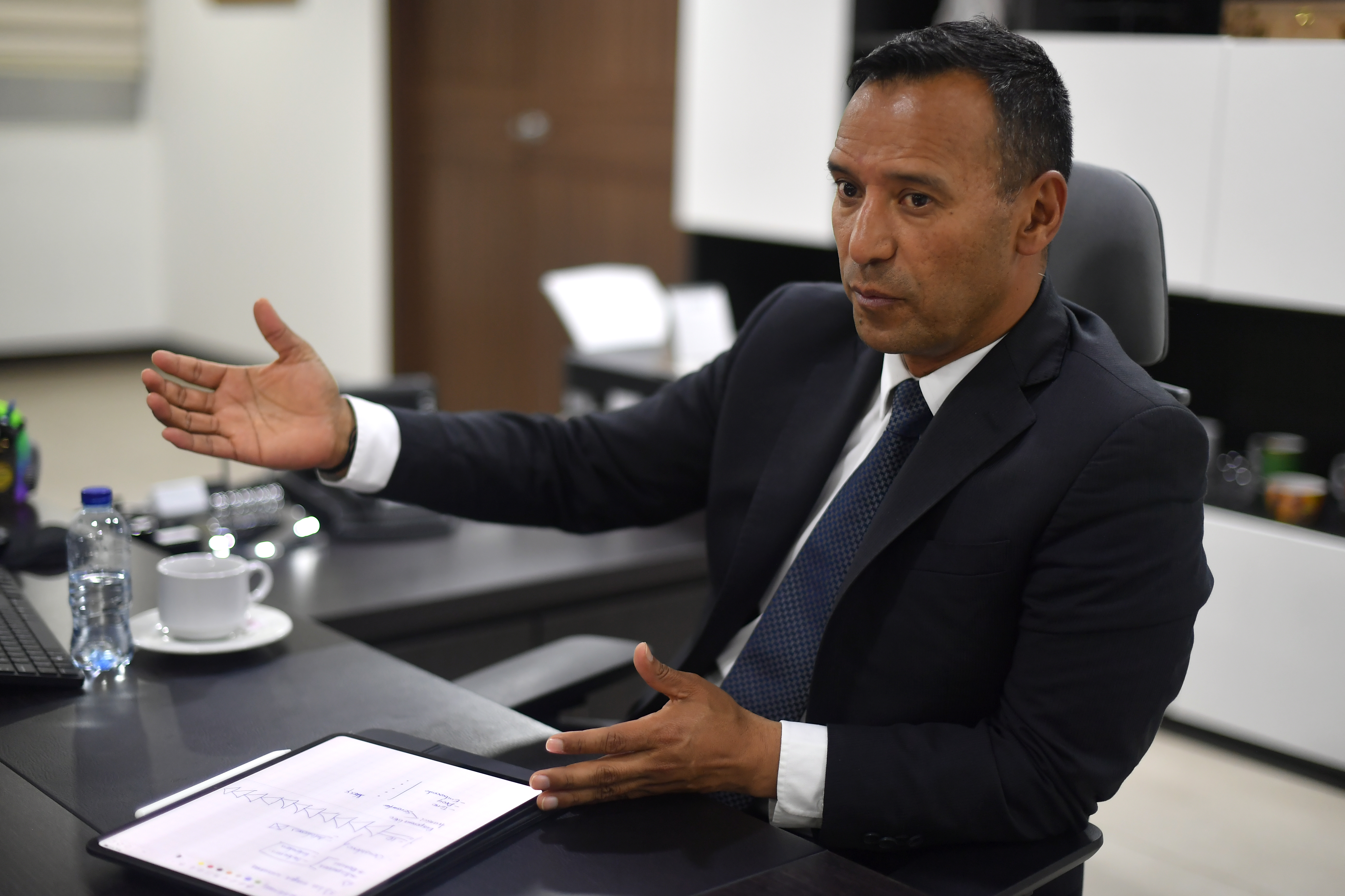 Ministro de Defensa, en entrevista.