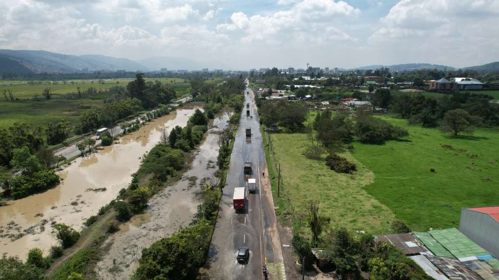 El miércoles el volumen de lluvias llegó a un promedio de 95 m²/s, cuando semanas atrás no superaba los 70.