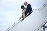 Trump llega a Camp Mystic (Texas), abandonado a su suerte durante las inundaciones