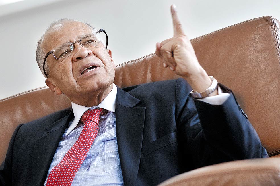 El ministro de Justicia, Alfonso Gómez Méndez, asegura que la función nominadora de las cortes fue un regalo envenenado. / Liz Durán - El Espectador