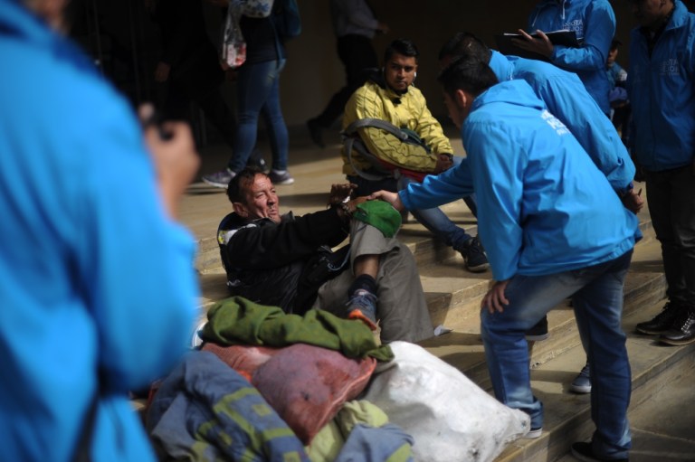 El vaivén de un habitante entre el hogar de paso y la calle en Bogotá