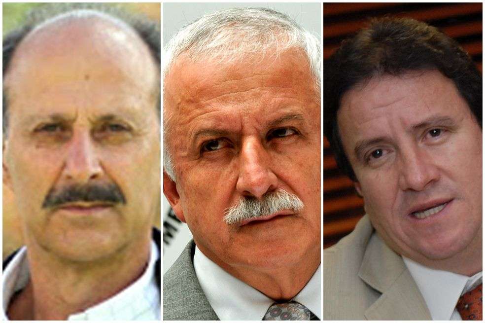Respectivamente Jorge Ovidio González, Baltazar Medina y César Pastrana. / El Espectador