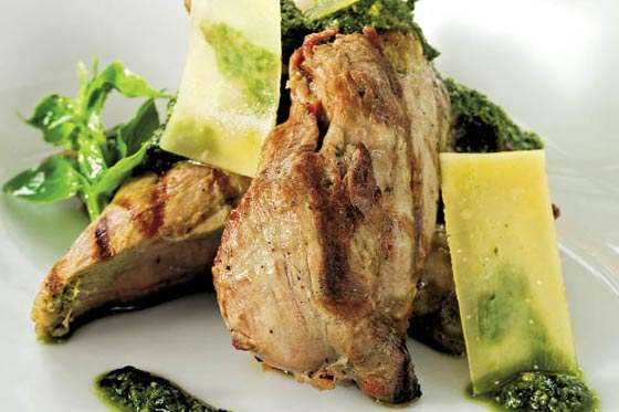Vitelio al pesto