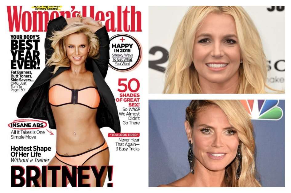 Britney Spears y Heidi Klum.