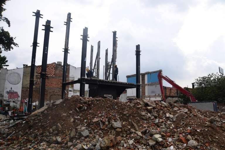 Estación 16: La construcción de la última estación de la primera línea del Metro de Bogotá se adelanta en el predio ubicado en la avenida Caracas con calle 72.
