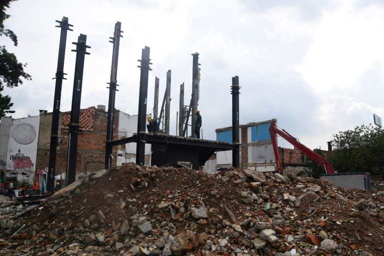 Estación 16: La construcción de la última estación de la primera línea del Metro de Bogotá se adelanta en el predio ubicado en la avenida Caracas con calle 72.