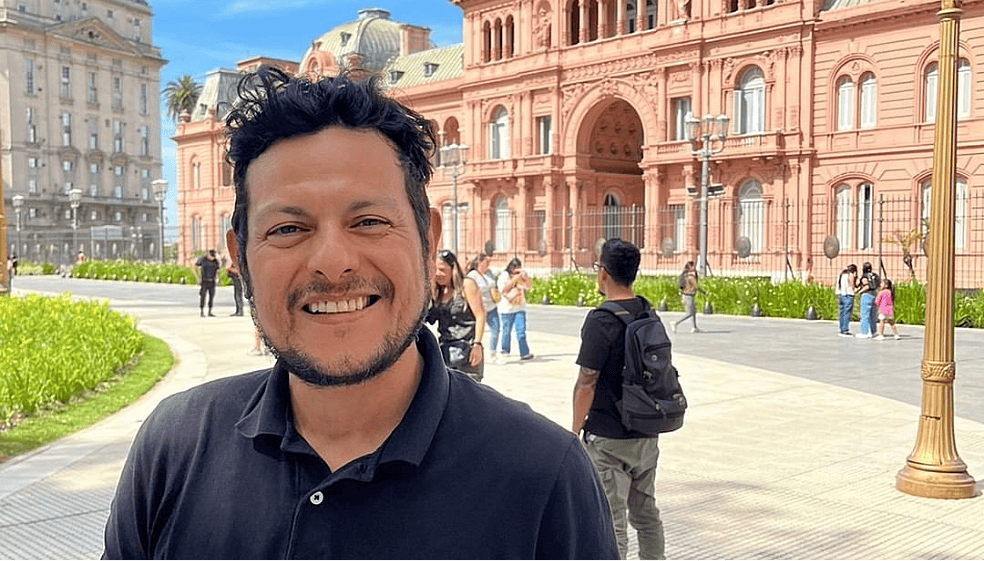 Amador Padilla, presentador colombiano de televisión.