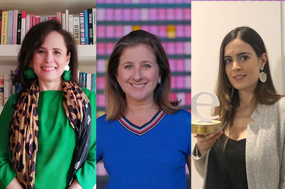 Sandra Rubio, Cristina Arbeláez y Manuela Sánchez, tres de las ganadoras del premio otorgado por Endeavor Colombia.