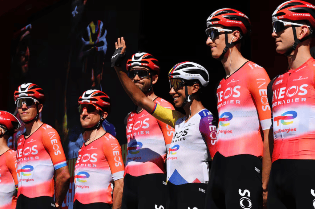 Egan Bernal, el líder del Ineos.
