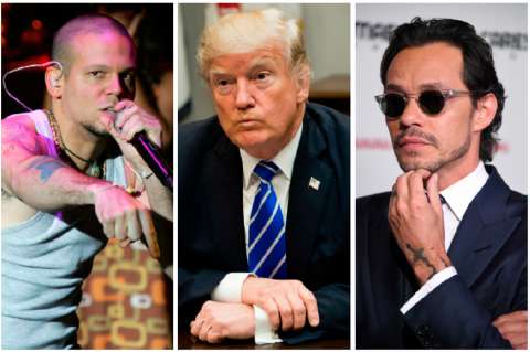 Residente y Marc Anthony critican a Trump por no apoyar a Puerto Rico tras huracán María