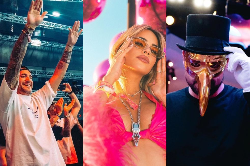 Loco Dice, Layla Benitez y Claptone, DJs que se presentará durante “Pachanga”.